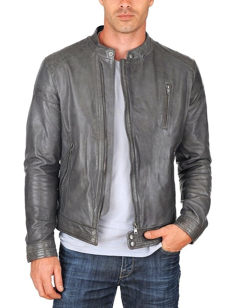 Bomber Rider Biker Slim Fit Casual Stylish Real Leather